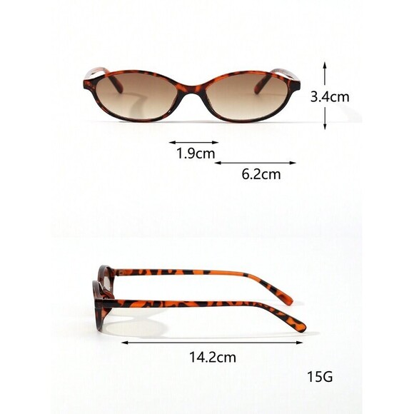 Vintage Narrow Cat Eye Glasses, Retro Versatile, Street Style, For Parti main image 5